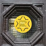 yellow-star house sticker