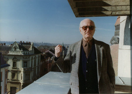 Béla Király in Kaposvár (Photo: Károly Makai)